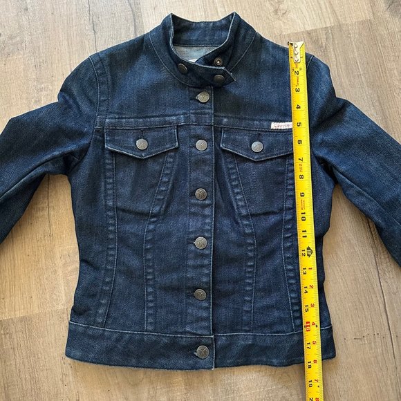 Women Calvin Klein Jean Denim Jacket (xs) - Picture 8 of 9